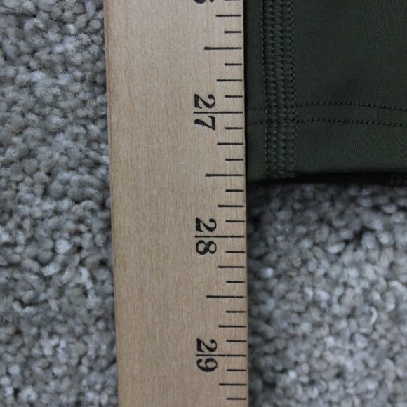 NOBULL Compression Tights Pants Mens Small Green Nylon Stretch w/ 28" inseam - Picture 5 of 10